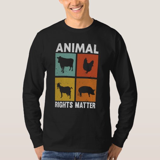 T-shirt Animal Activist Rescue Animals Conservation Rights (Devant)