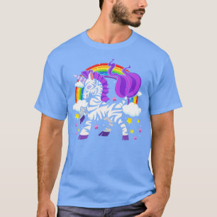 T-shirt Animal africain Zebra Lover Cute Zebracorn Unicorn