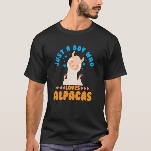 T-shirt animal alpaca llama (Devant)