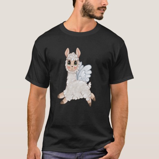 T-shirt animal alpaca llama (Devant)