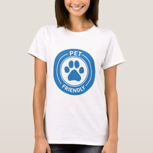 T-shirt Animal ami Bestie Westie Drake Paw - Bleu