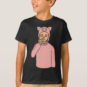 T-shirt Animal Asl Gesture main Sourds Acteurs de perte d'