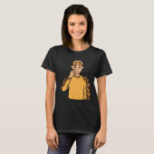 T-shirt Animal Asl Gesture main Sourds Acteurs de perte d' (Devant entier)