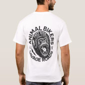 T-shirt Animal Bikers (Dos)