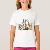 T-shirt Animal Cache-Cache - Faune Ludique (Devant)