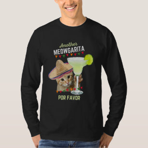 T-shirt Animal Chat esthétique Cinco De Mayo Meowgarita