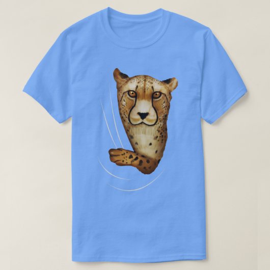 T-shirt Animal Cheetah Venant De L'Intérieur (Design devant)