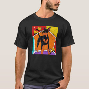 T-shirt Animal Chien Propriétaire Animaux de compagnie Pop