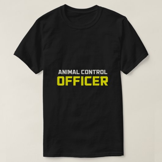 T-shirt Animal Control Officer Halloween Costume  (Design devant)