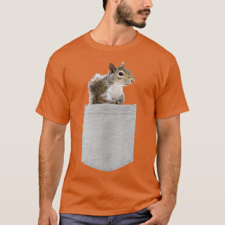 T-shirt Animal dans votre poche Écureuil gris américain