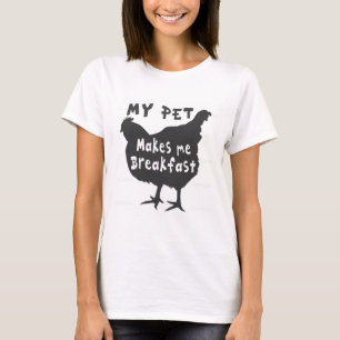 T-shirt Animal de compagnie au petit déjeuner