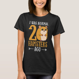 T-shirt Animal de compagnie hamster Cages mignonnes Balle 