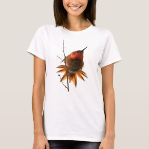 T-shirt Animal de faune d'oiseau de colibri floral