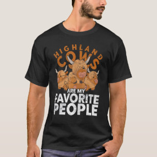 T-shirt Animal de ferme Fermier Vache écossaise des Highl