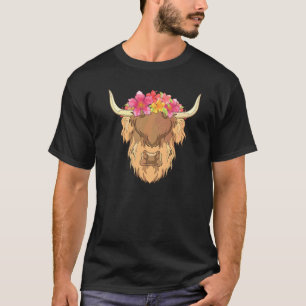 T-shirt Animal de ferme Fleurs Floral Fleuriste Hautes te