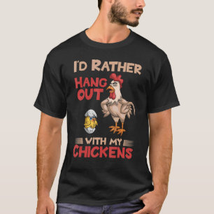 T-shirt Animal de ferme  Paysanne d'élevage de poules 1