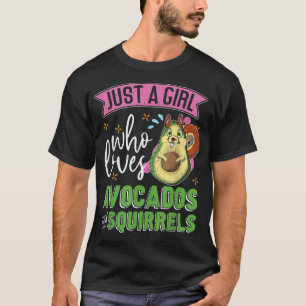 T-shirt Animal de forêt Avocado Amoureux Filles Femmes Cut