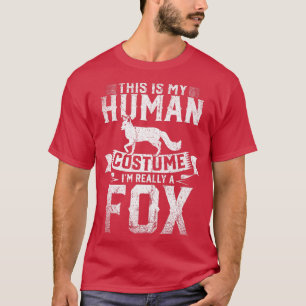 T-shirt Animal De Forêt C'Est Mon Costume Humain Je Suis V