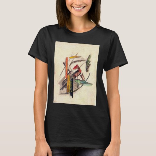 T-shirt Animal de Franz Marc, Art de l'expressionnisme Vin (Devant)