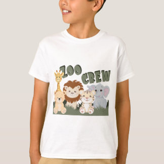 T-shirt animal de l'équipe de zoo