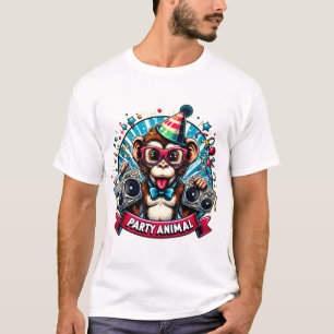 T-shirt Animal de partie