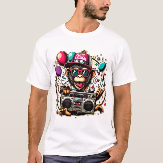 T-shirt Animal de partie (Devant)