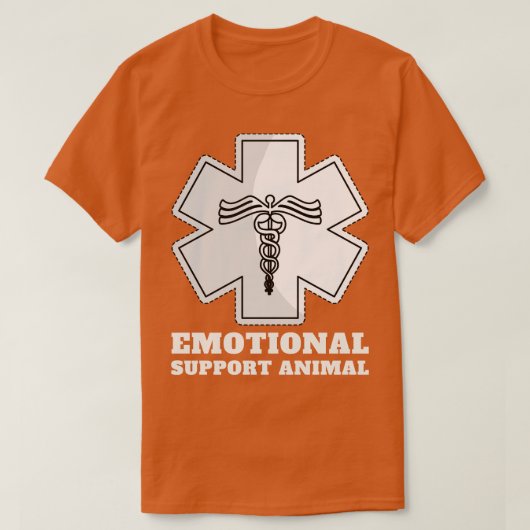 T-shirt Animal de soutien émotionnel 3 (Design devant)
