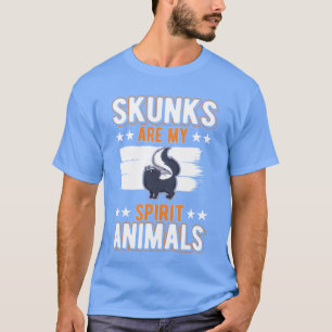 T-shirt Animal d'esprit de mouffette drôle