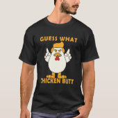 T-shirt Animal Devinez Ce Poulet Butt mignon Poulets (Devant)