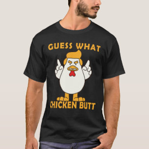 T-shirt Animal Devinez Ce Poulet Butt mignon Poulets