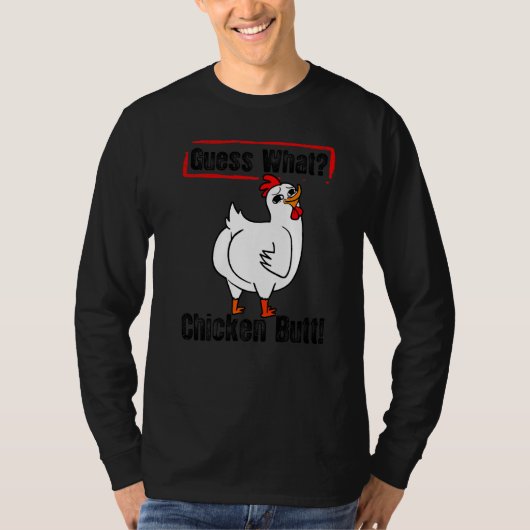 T-shirt Animal Devinez Quel Bouton De Poulet Mélange Boeuf (Devant)