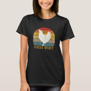 T-shirt Animal Devinez Quel Bouton De Poulet Mélange Boeuf