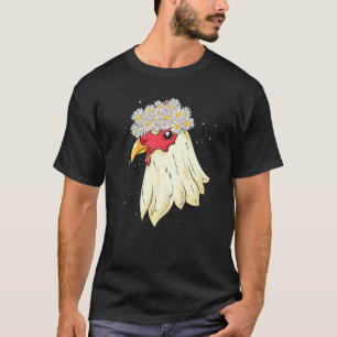 T-shirt Animal  Floral Ferme Animal Marguerite Fleur Fermi