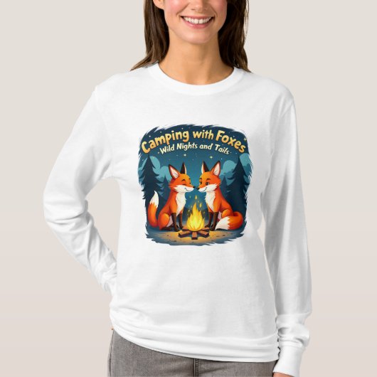 T-shirt Animal Funny Camping (Devant)
