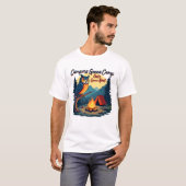 T-shirt Animal Funny Camping (Devant entier)