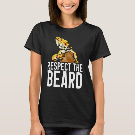T-shirt Animal Iguana Gecko Lizard Pet Owner Respect The (Devant)