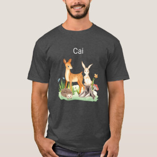 T-shirt Animal lapin hérisson Cai amis