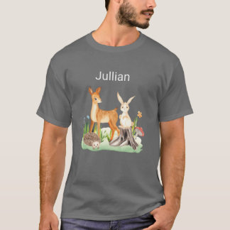 T-shirt Animal lapin hérisson Jullian amis