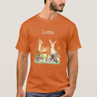 T-shirt Animal lapin hérisson Lotta ami