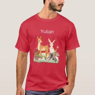 T-shirt Animal lapin hérisson Yulian fille