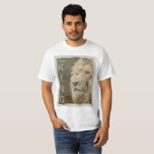 T-shirt Animal Lion Visage Top Modèles Mens Valeur Moderne (Devant entier)