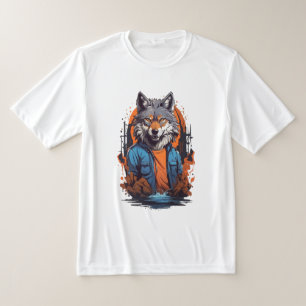 T-shirt Animal Loup Sauvage