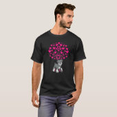 T-shirt Animal Lover Dog Lover Heart Pet Owner Heart Tree (Devant entier)