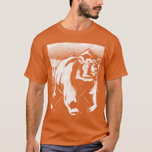 T-shirt Animal lover forest dweller forest animal gift bea (Devant)