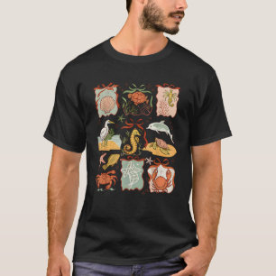 T-shirt Animal Marin Coquette Nœud Vacances d'Été Hawaii B