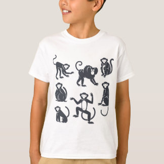 T-shirt animal mignon amusant pour singe enfant