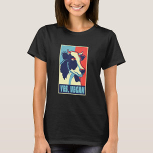 T-shirt Animal Poulet Cochon Vache Oui Végétalien Végéta