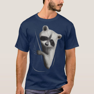 T-shirt Animal Racoon Provenant De L'Intérieur