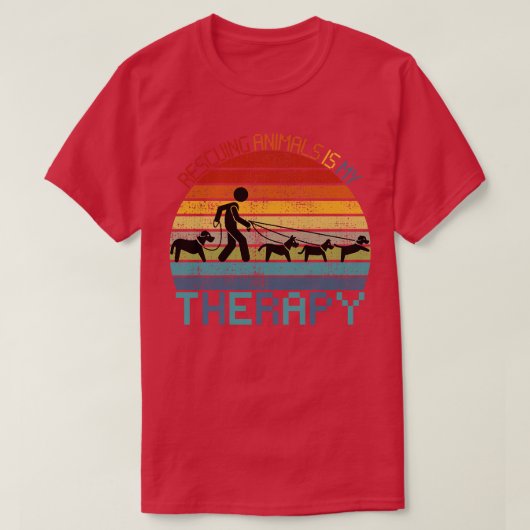 T-shirt Animal Rescue Animals Animal Control Work (Design devant)