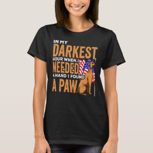 T-shirt Animal Rescue in My Darkest Hour I Found A Paw Ani